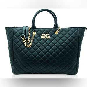 Gilda Paris Large Quilted Tote Bag